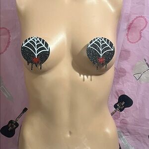 Spider Web Pasties Design